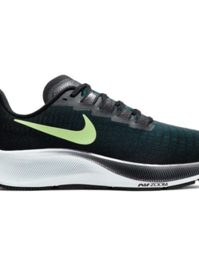 Fitness Mania - Nike Air Zoom Pegasus 37 - Womens Running Shoes - Black/Ghost Green