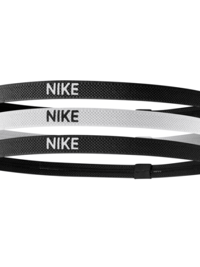 Fitness Mania - Nike Elastic Sports Headbands - 3 Pack - Black/White/Black