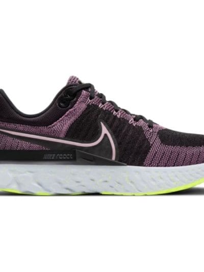 Fitness Mania - Nike React Infinity Run Flyknit 2 - Womens Running Shoes - Violet Dust/Elemental Pink/Black