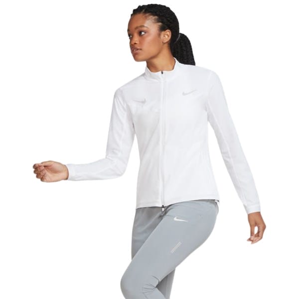 Fitness Mania - Nike Womens Running Jacket - White/Reflective Silver