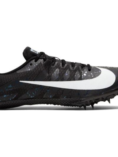 Fitness Mania - Nike Zoom Rival S 9 - Unisex Sprint Spikes - Black/Indigo Fog/White