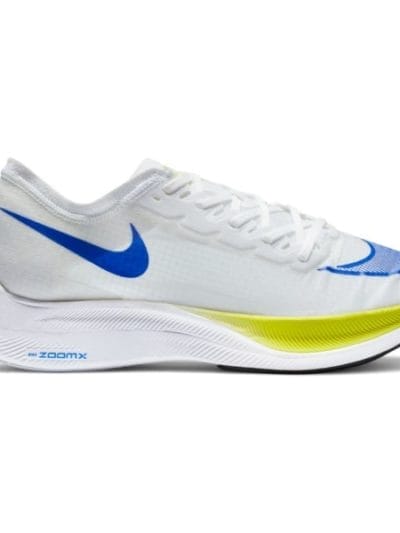 Fitness Mania - Nike ZoomX Vapor Fly Next% - Mens Running Shoes - White/Racer Blue/Cyber Black
