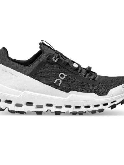 Fitness Mania - On Cloudultra - Womens Trail Running Shoes - Black/White