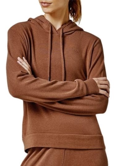 Fitness Mania - Running Bare All The Feels Pullover Womens Hoodie - Toffee