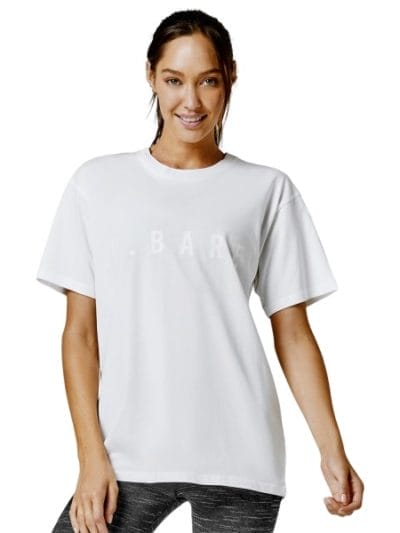 Fitness Mania - Running Bare Hollywood 90s Relax Womens T-Shirt - Ivory