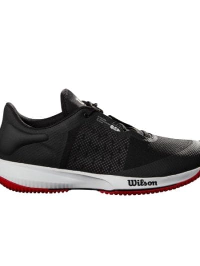 Fitness Mania - Wilson Kaos Swift AC Mens Tennis Shoes - Black/Pearl Blue/Wilson Red