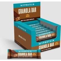 Fitness Mania - Granola Bars - 12 x 45g - Milk Tea Dark Chocolate