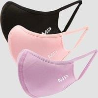 Fitness Mania - MP Curve Mask (3 Pack) - Black/Geranium Pink/Lilac - M/L