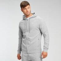 Fitness Mania - MP Men's Form Zip Up Hoodie - Classic Grey Marl - XXS