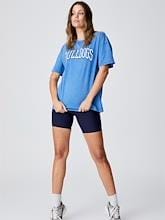 Fitness Mania - Cotton On NRL Bulldogs Collegiate T Shirt Womens
