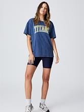 Fitness Mania - Cotton On NRL Titans Collegiate T Shirt Womens
