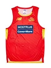 Fitness Mania - Gold Coast Suns Training Singlet 2021