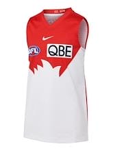 Fitness Mania - Sydney Swans Youth Replica Home Guernsey 2021