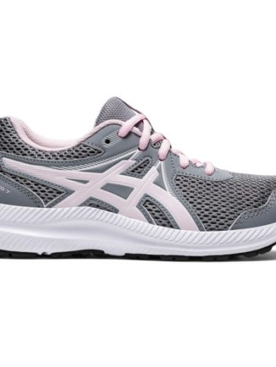 Fitness Mania - Asics Contend 7 GS - Kids Running Shoes - Sheet Rock/Pink Salt