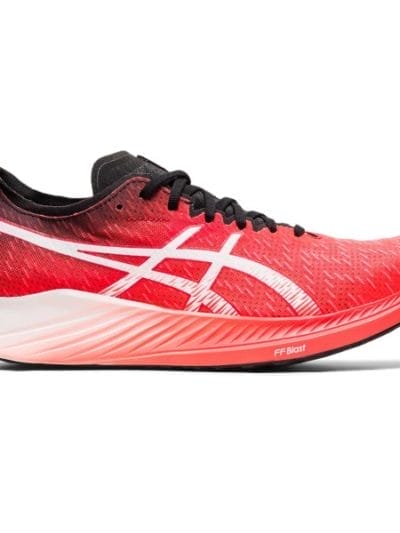 Fitness Mania - Asics Magic Speed - Mens Road Racing Shoes - Sunrise Red/White