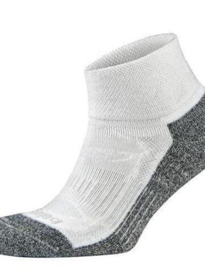 Fitness Mania - Balega Blister Resist No Show Running Socks - White/Grey