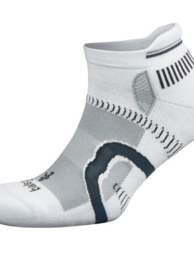 Fitness Mania - Balega Hidden Contour Running Socks - White/Grey