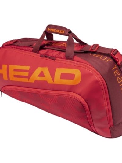 Fitness Mania - Head Tour Team 6R Combi Tennis Racquet Bag - Red/Red