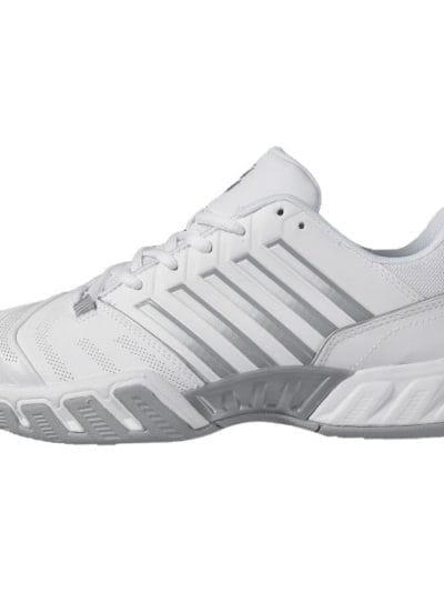 Fitness Mania - K-Swiss Bigshot Light 4 Womens Tennis Shoes - White/High-Rise/Silver