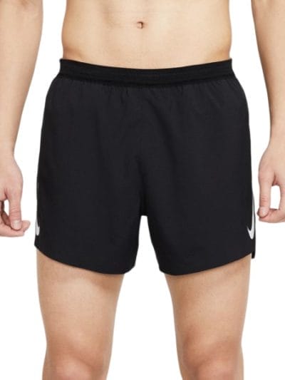 Fitness Mania - Nike AeroSwift 4 Inch Mens Running Shorts - Black/White