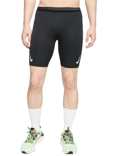 Fitness Mania - Nike AeroSwift Mens Running Half Tights - Black/White