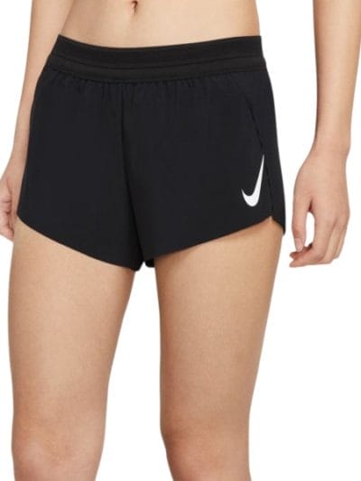 Fitness Mania - Nike AeroSwift Womens Running Shorts - Black/White