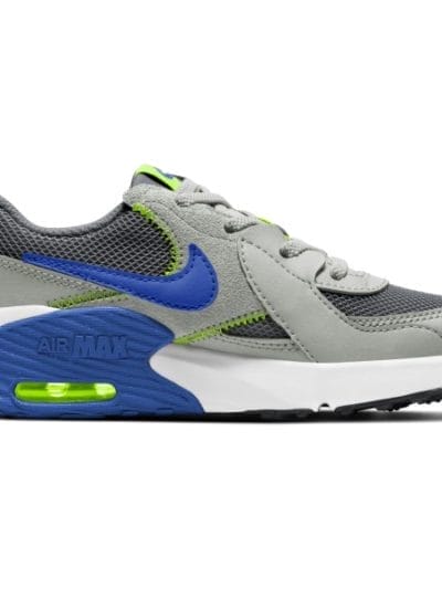 Fitness Mania - Nike Air Max Excee PS - Kids Sneakers - Iron Grey/Game Royal/Grey Fog Volt