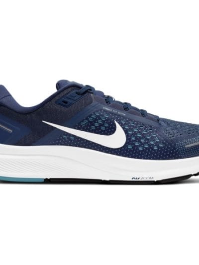 Fitness Mania - Nike Air Zoom Structure 23 - Mens Running Shoes - Midnight Navy/White/Cerulean