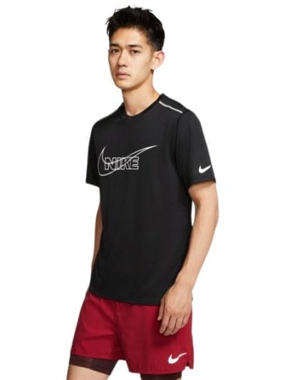 Fitness Mania - Nike Dri-Fit Breathe Mens Running T-Shirt - Black