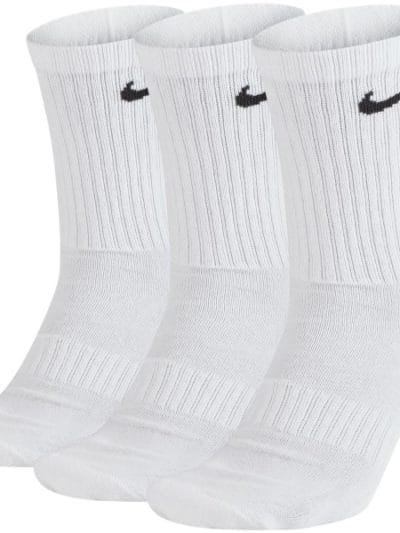 Fitness Mania - Nike Everyday Cushion Crew Training Socks - 3 Pack - White