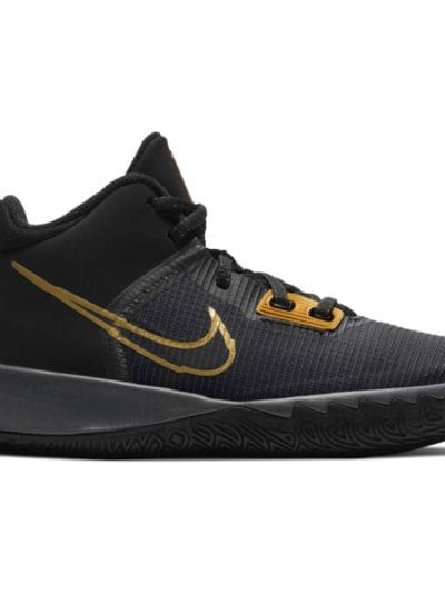 Fitness Mania - Nike Kyrie Flytrap IV GS - Kids Basketball Shoes - Black/Metallic Gold/Anthracite