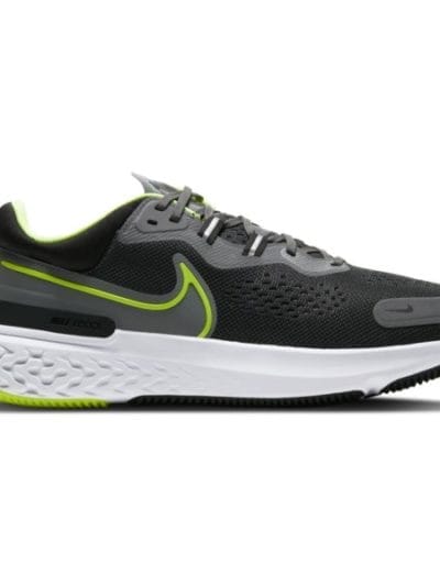 Fitness Mania - Nike React Miler 2 - Mens Running Shoes - Smoke Grey/Volt/Black