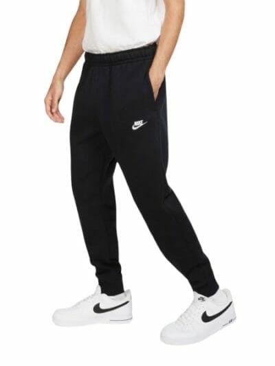 Fitness Mania - Nike Sportswear Club Fleece Mens Track Pants - Black/White