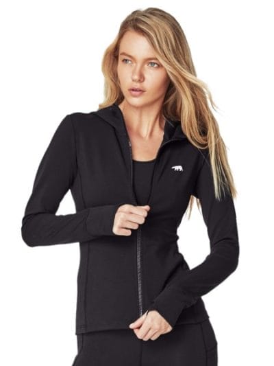 Fitness Mania - Running Bare Bare The Elements Womens Thermal Training Jacket - Black