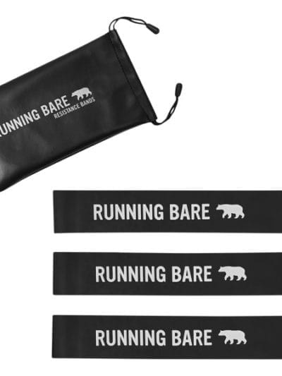 Fitness Mania - Running Bare Bear Booty Resistance Bands - Black