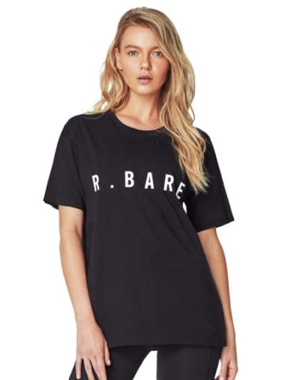 Fitness Mania - Running Bare Hollywood 90s Womens T-Shirt - Black