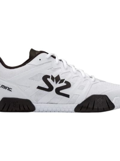 Fitness Mania - Salming Hawk 2 Mens Indoor Court Shoes - White/Black