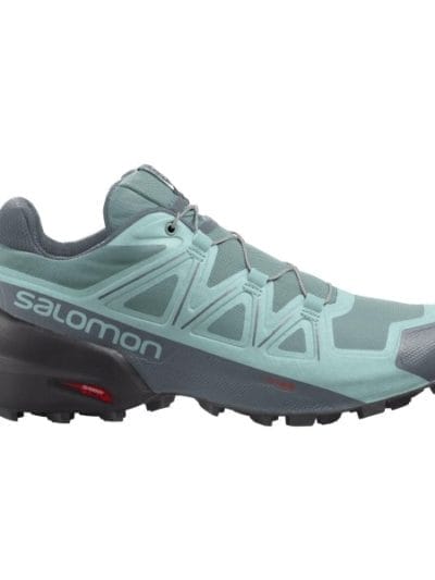 Fitness Mania - Salomon Speedcross 5 - Womens Trail Running Shoes - Trellis/Stormy Weather