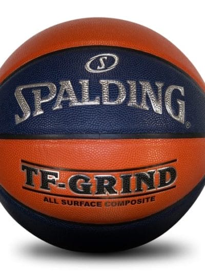 Fitness Mania - Spalding TF-Grind Indoor/Outdoor Basketball - Orange/Navy/Silver