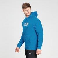 Fitness Mania - MP Men's Chalk Graphic Hoodie - Aqua