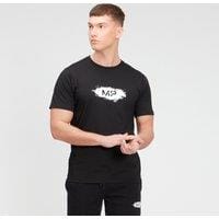 Fitness Mania - MP Men's Chalk Graphic Short Sleeve T-Shirt - Black - XXS