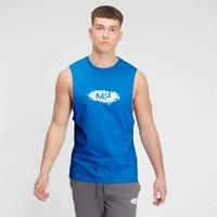 Fitness Mania - MP Men's Chalk Graphic Tank Top - Aqua - L