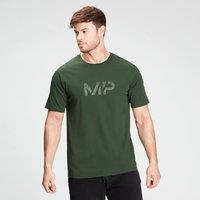 Fitness Mania - MP Men's Gradient Line Graphic Short Sleeve T-Shirt - Dark Green - L