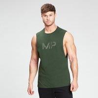 Fitness Mania - MP Men's Gradient Line Graphic Tank Top - Dark Green - M