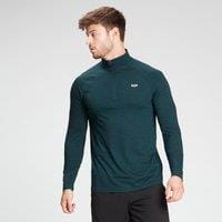 Fitness Mania - MP Men's Performance 1/4 Zip Top - Deep Teal Marl  - XXXL