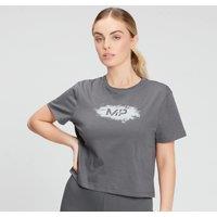 Fitness Mania - MP Women's Chalk Graphic Crop T-shirt - Carbon - XXL