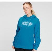 Fitness Mania - MP Women's Chalk Graphic Hoodie - Aqua - M