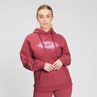 Fitness Mania - MP Women's Chalk Graphic Hoodie - Berry Pink - L