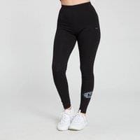 Fitness Mania - MP Women's Chalk Graphic Leggings - Black - L