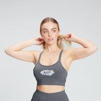 Fitness Mania - MP Women's Chalk Graphic Sports Bra - Carbon - L